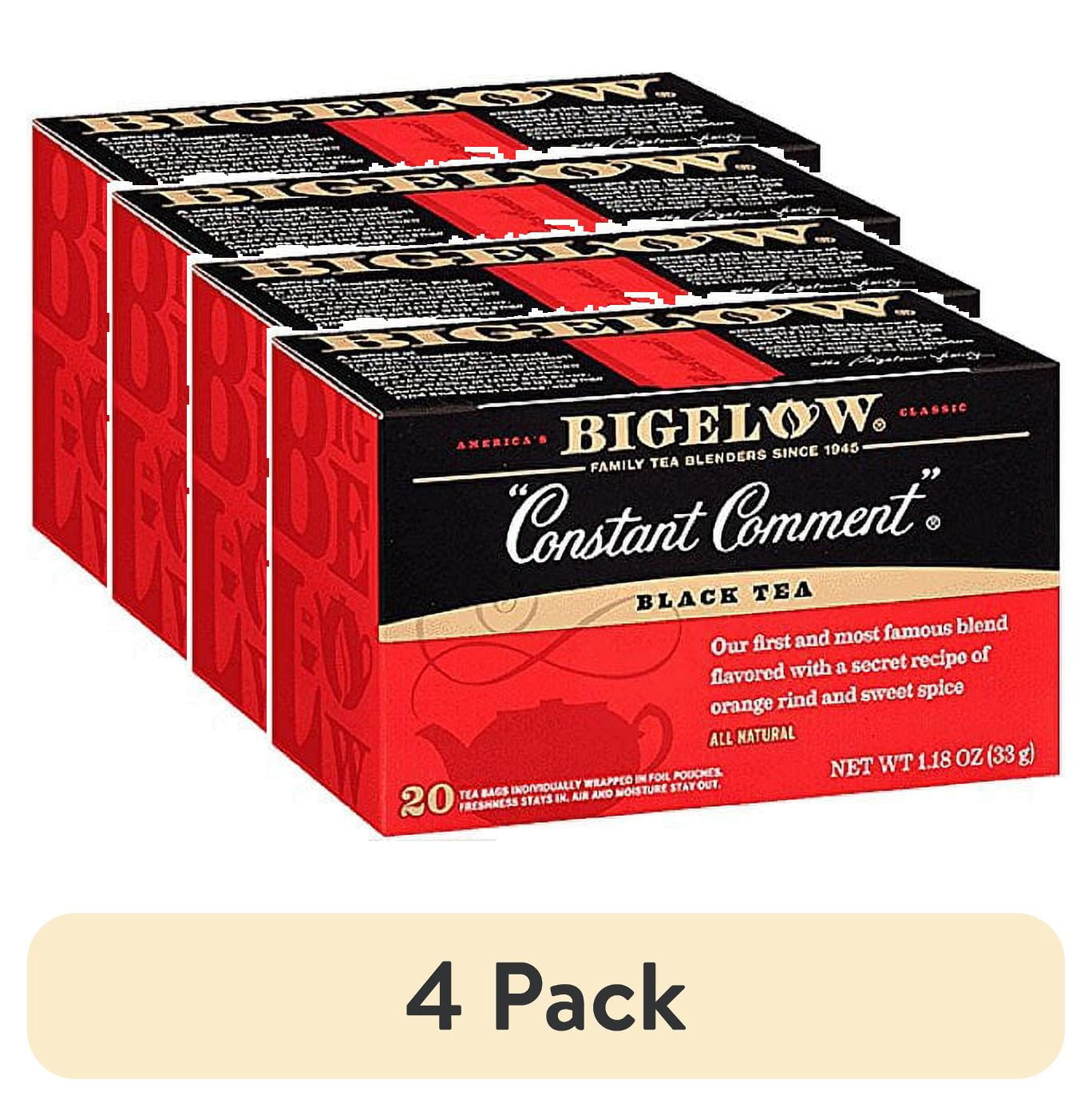 (4 pack) Bigelow Constant Comment Tea, 20-Count Boxes (Pack of 1 ...