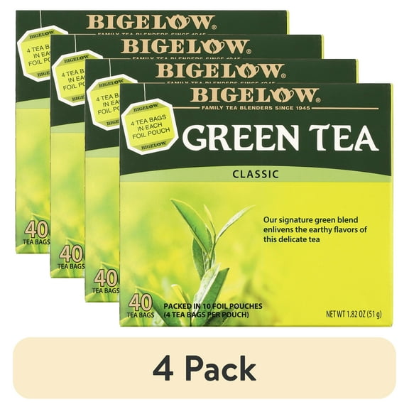 (40 pack) Bigelow Classic Green Tea, Tea Bags, 40 Count