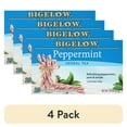 thumbnail image 1 of (4 pack) Bigelow Peppermint, Caffeine Free, Herbal Tea Bags, 20 Count, 1 of 12