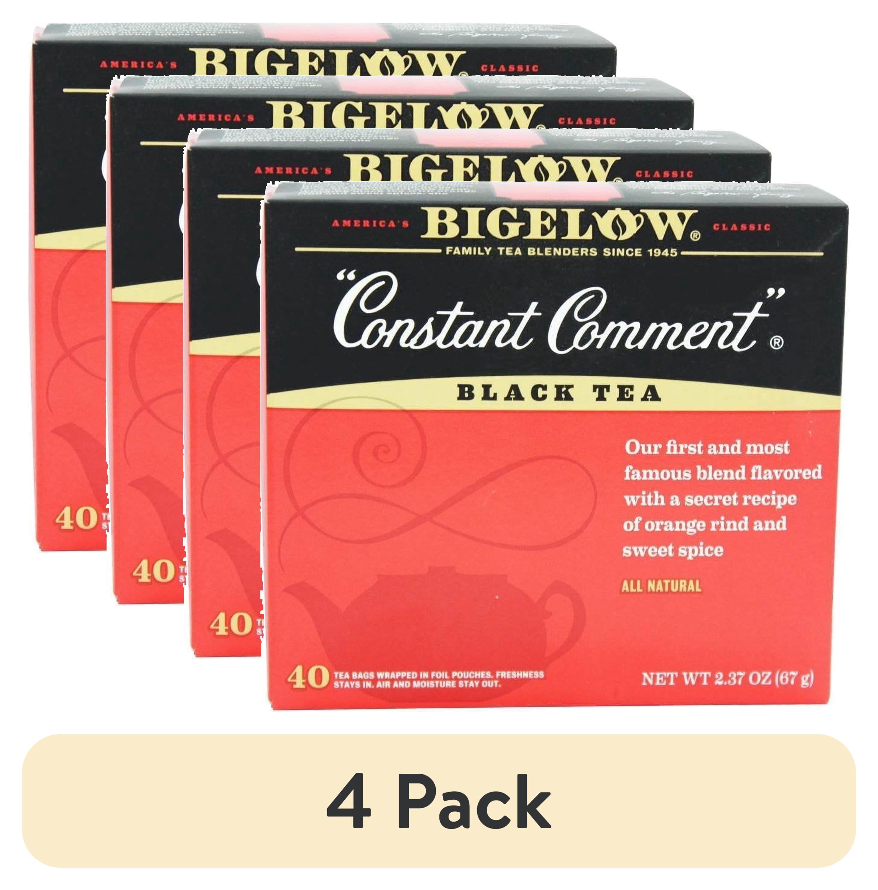 (4 pack) Bigelow Tea Constant Comment Black Tea - 40 Tea Bags - Walmart.com