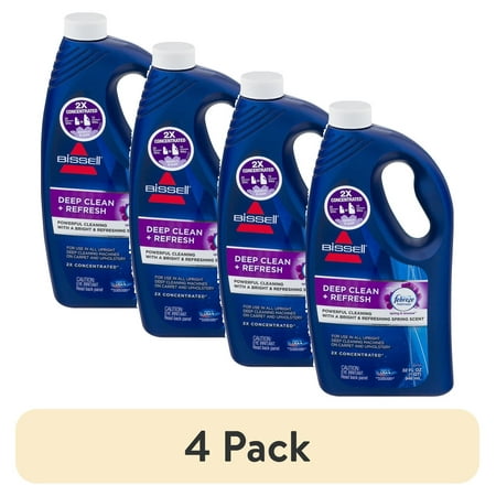 (4 pack) Bissell Deep Clean + Refresh with Febreze Spring & Renewal