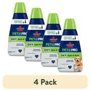 (4 pack) Bissell PET PRO OXY Spot & Stain Formula for Portable Carpet Cleaners 2034
