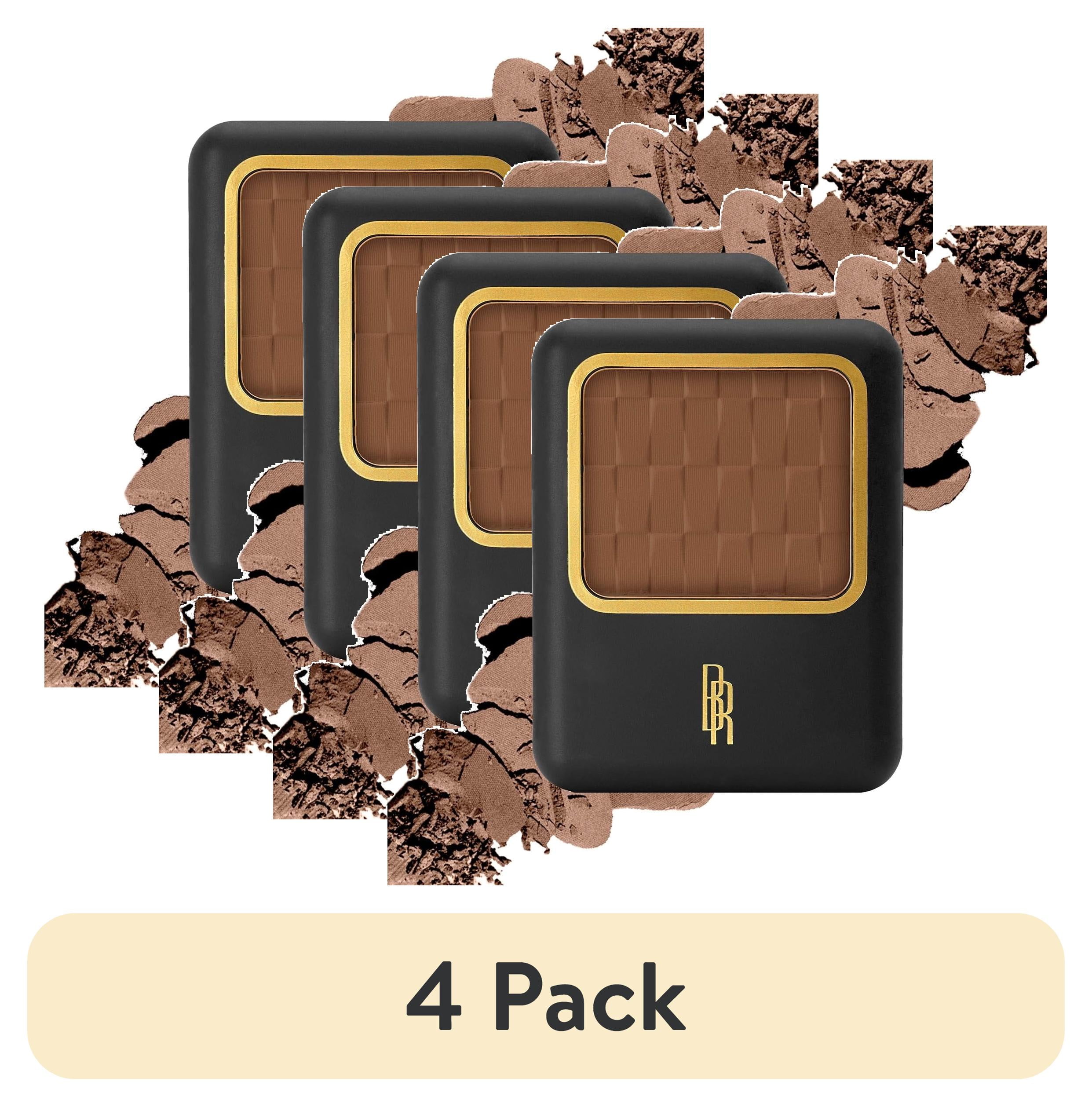 (4 pack) Black Radiance Pressed Powder - Makeup Finishing Powder - Creamy Beige