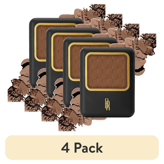 (4 pack) Black Radiance Pressed Powder - Makeup Finishing Powder - Creamy Beige