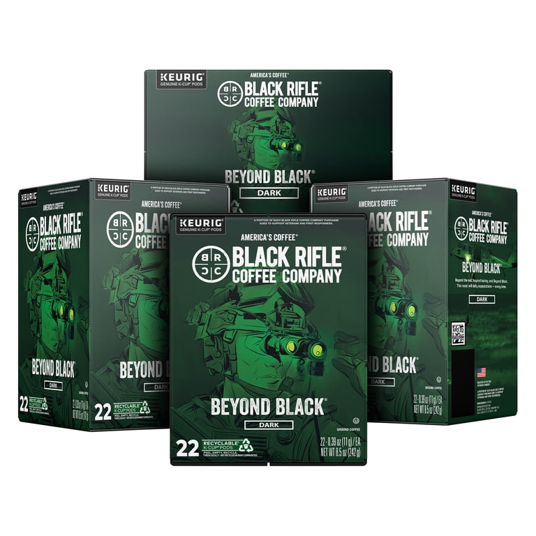 Black Rifle Coffee Company Beyond Black Coffee K-Cups, 88/Carton - GMT0499CT