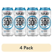 (4 pack) Black Rifle Coffee Company Ready to Drink Iced Espresso, Vanilla Bomb, 15oz, Can