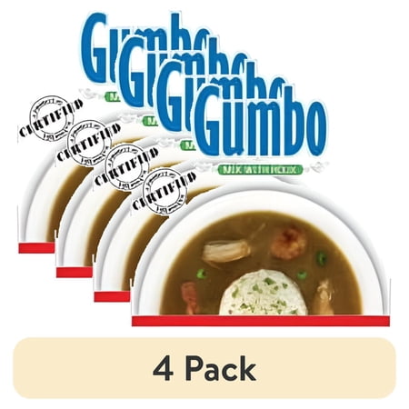 (4 pack) Blend Mark Mam Papauls Gumbo w/Roux Mix