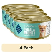 (4 pack) Blue Buffalo True Solutions Small Breed Senior Care Wet Dog Food, 5.5-oz. Can