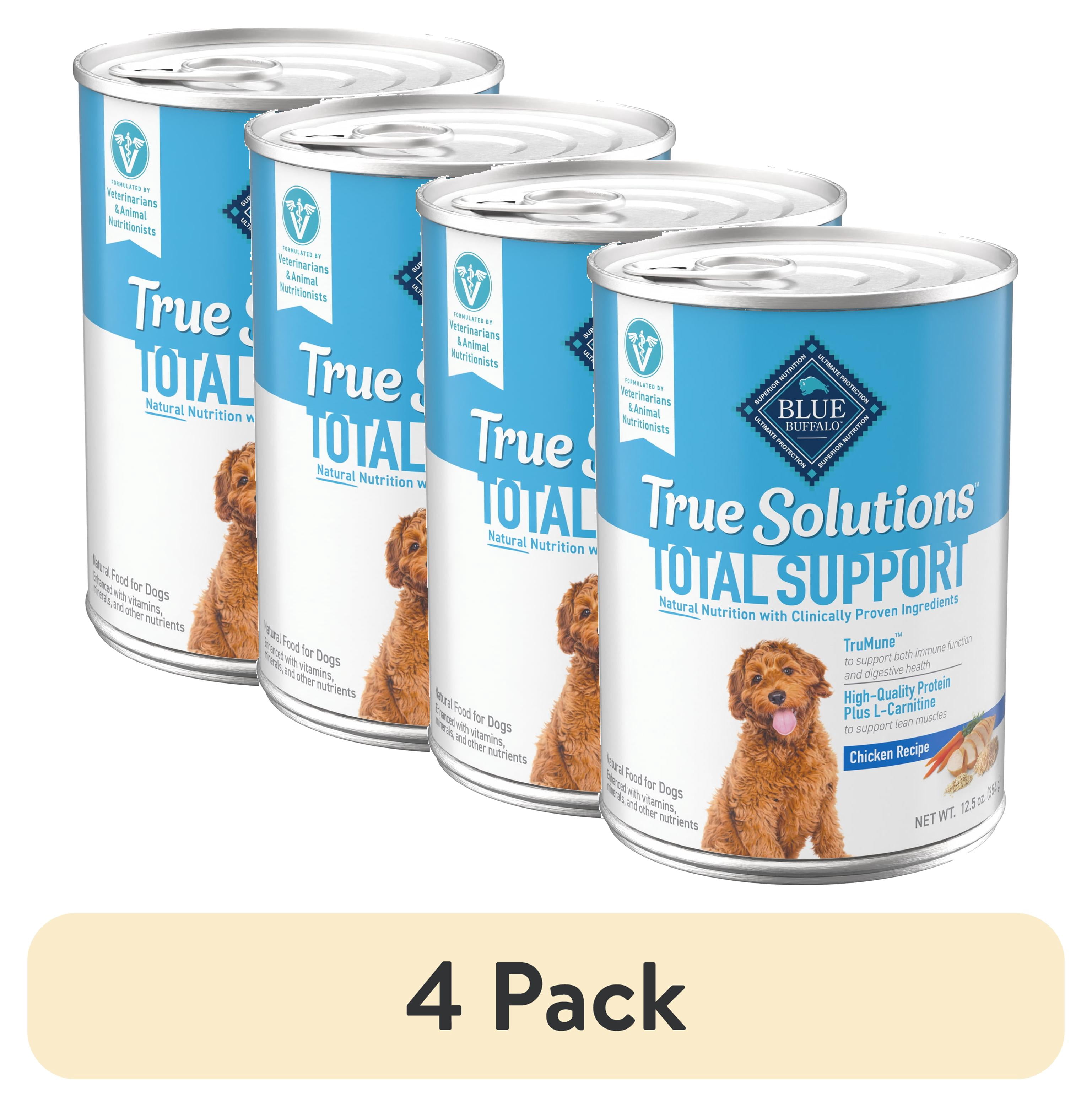 (4 pack) Blue Buffalo True Solutions Total Support Wet Dog Food, 12.5-oz. Can