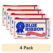 (4 pack) Blue Ribbon White Rice, Extra Long Grain Enriched Rice, Gluten Free, 5 lb Bag