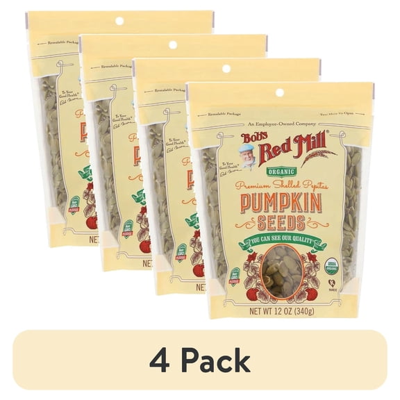 (4 pack) BobS Red Mill Pumpkin Seeds , 12 Oz