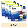 thumbnail image 1 of (4 pack) Boston ADVANCE Formula Contact Lens Solution Travel Pack – Complete Contact Lens Cleaning and Care Kit for Rigid Gas Permeable Lenses – from Bausch + Lomb, 1 of 11
