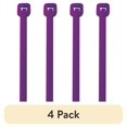 thumbnail image 1 of (4 pack) Partners Brand Cable Ties,50,18",Purple,PK500 CT185E, 1 of 2