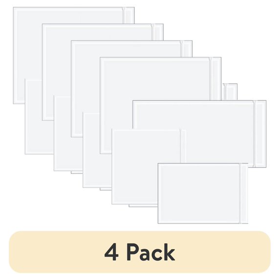 (4 pack) Box Partners Packing List Envelope 6" x 6" Resealable Clear 1000/Case RCF66