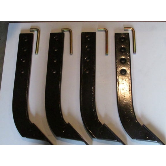 4 pack Box blade shanks rippers teeth scrape blade with pins