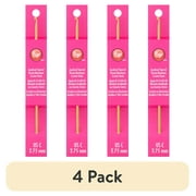 (4 pack) Boye Crochet Hook 6" Aluminum Size C Gold
