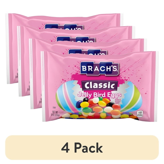 (4 pack) Brach's Classic Jelly Beans 9 Ounce Laydown