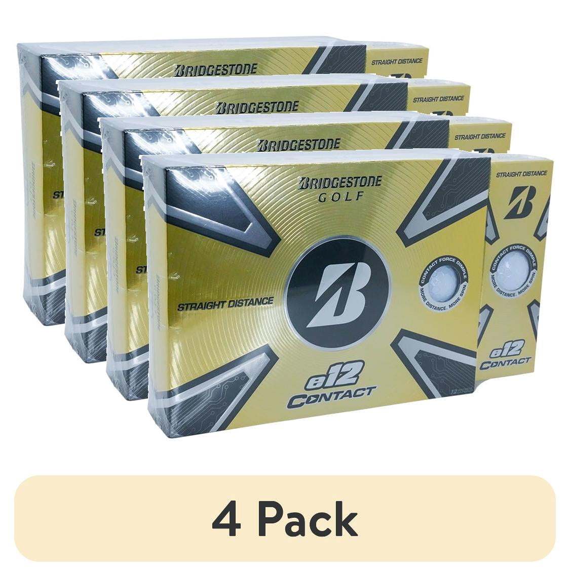 (4 pack) Bridgestone e6 Soft 1 Dozen Golf Balls New