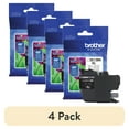 thumbnail interactive-video image 1 of (4 pack) Brother Genuine LC3013BK High-yield Black Printer Ink Cartridge, 1 of 8