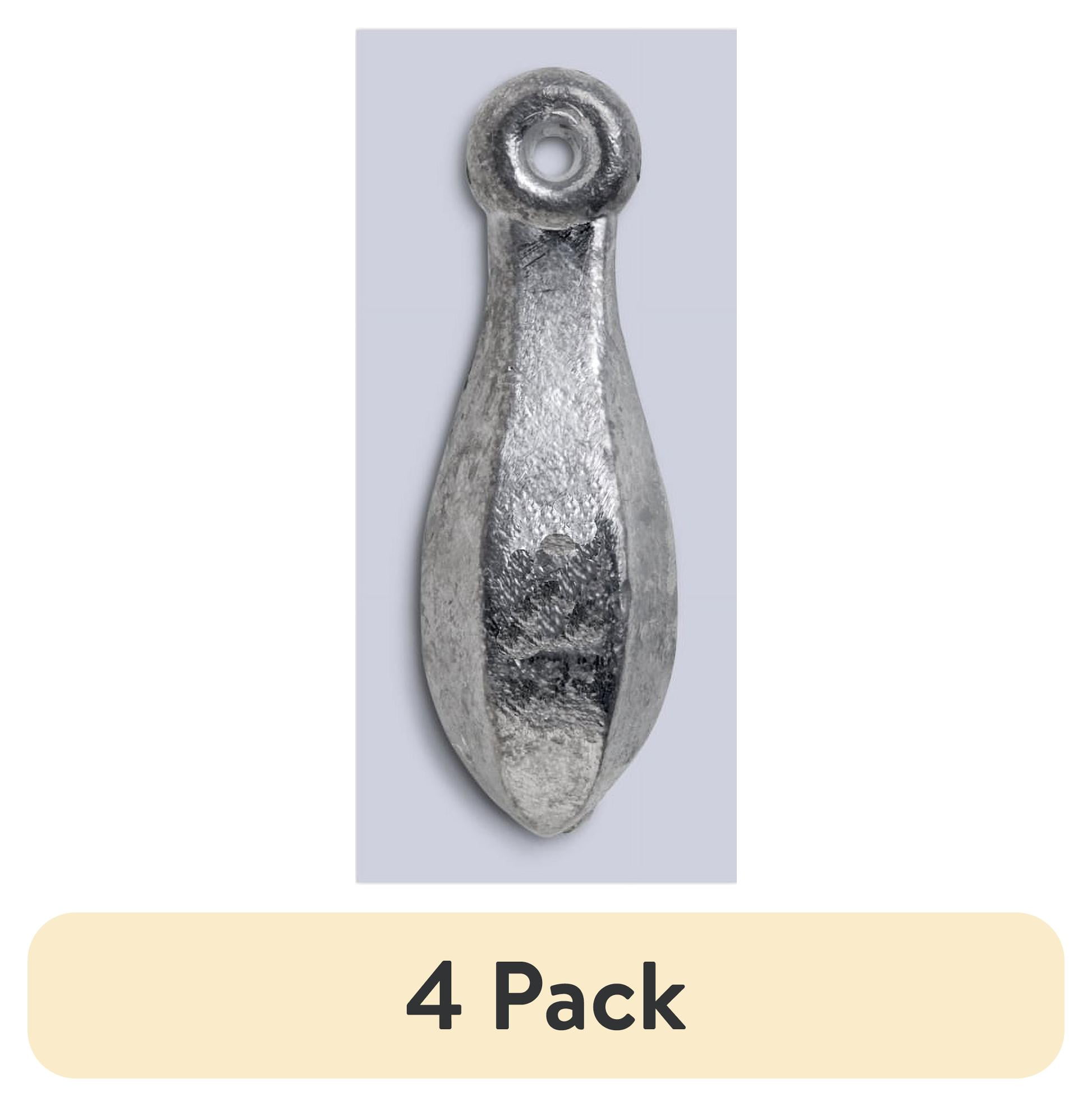 (4 pack) Bullet Weights® BLI12-24 Lead Bank Sinker Sizes 1/2 oz Fishing Weights