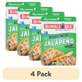 thumbnail image 1 of (4 pack) Bumble Bee Jalapeno Seasoned Light Tuna, Wild Caught, Gluten Free, 14g Protein per Serving, Ready to Eat, Shelf Stable Pouch, 2.5 oz, 1 of 9
