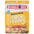 thumbnail image 1 of (4 pack) Bumble Bee Lemon & Pepper Seasoned Tuna, Wild Caught, Ready to Eat, Gluten Free, 17g of Protein per Serving, Shelf Stable Pouch, 2.5 oz, 1 of 9