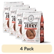 (4 pack) Butcher's Naturals Salmon Flavor Jerky Treats for Dogs, 16 oz