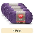 thumbnail image 1 of (4 pack) Red Heart® Soft™ #4 Worsted (Medium) Acrylic Yarn, Lavender 5oz/142g 256 Yards, 1 of 9
