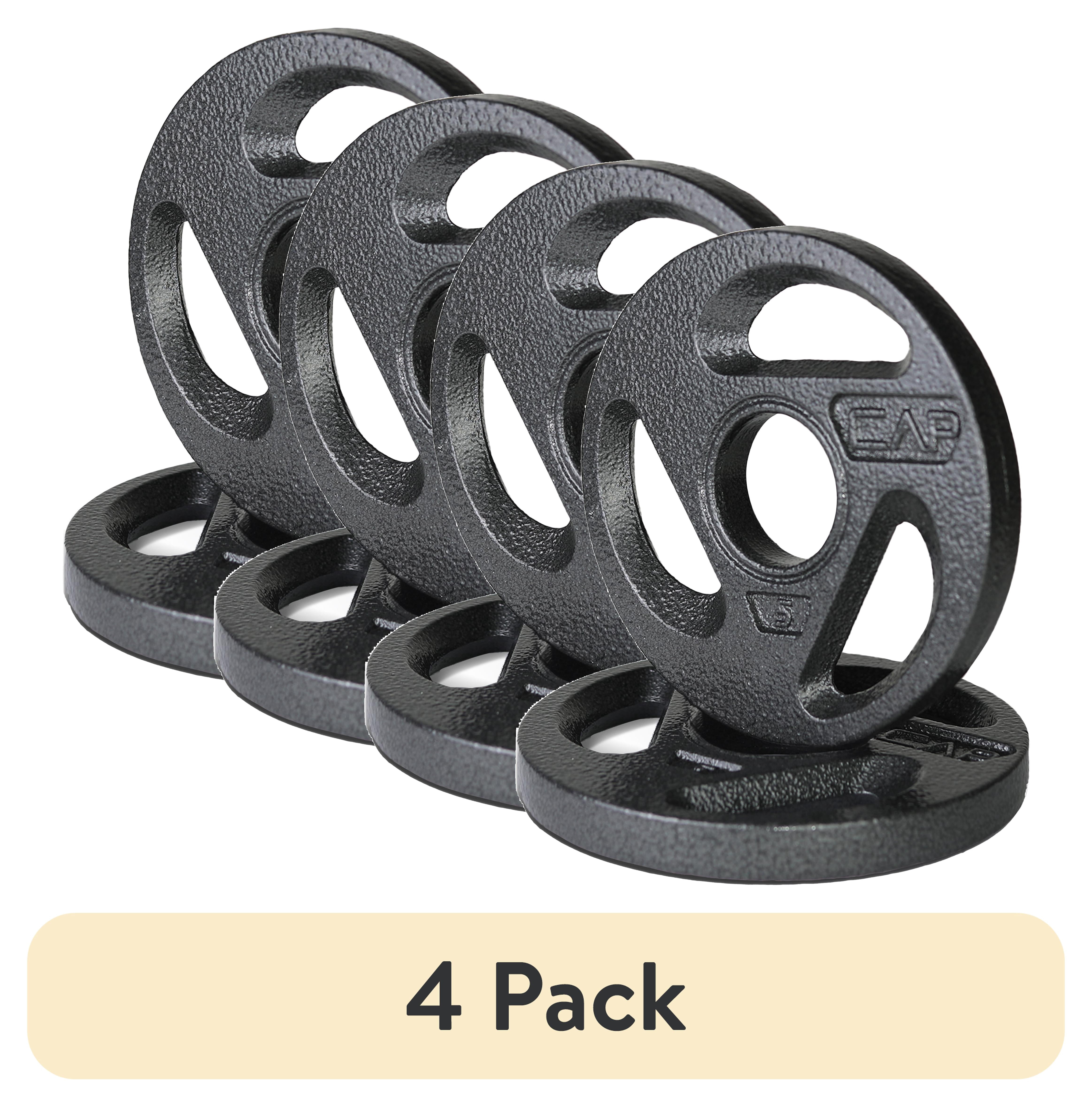 (4 pack) CAP Barbell 2" Olympic Grip Plate, 5lb Single Unit