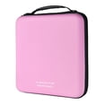 thumbnail image 1 of (4 pack) CD Case, 192 Capacity EVA DVD Case Pink Portable Zipper Holder Disc Storage Organizer Wallet, 1 of 8