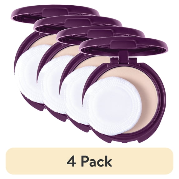(4 pack) COVERGIRL Advanced Radiance Age-Defying Pressed Powder, Creamy Natural, 0.44 oz (Packaging Mary Vary)