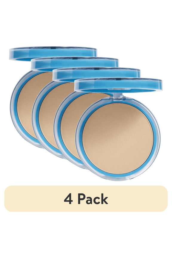 (4 pack) COVERGIRL Clean Matte Pressed Powder, 525 Buff Beige, 0.35 oz