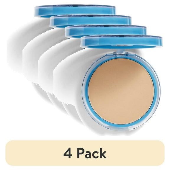 (4 pack) COVERGIRL Clean Matte Pressed Powder, 545 Warm Beige, 0.35 oz