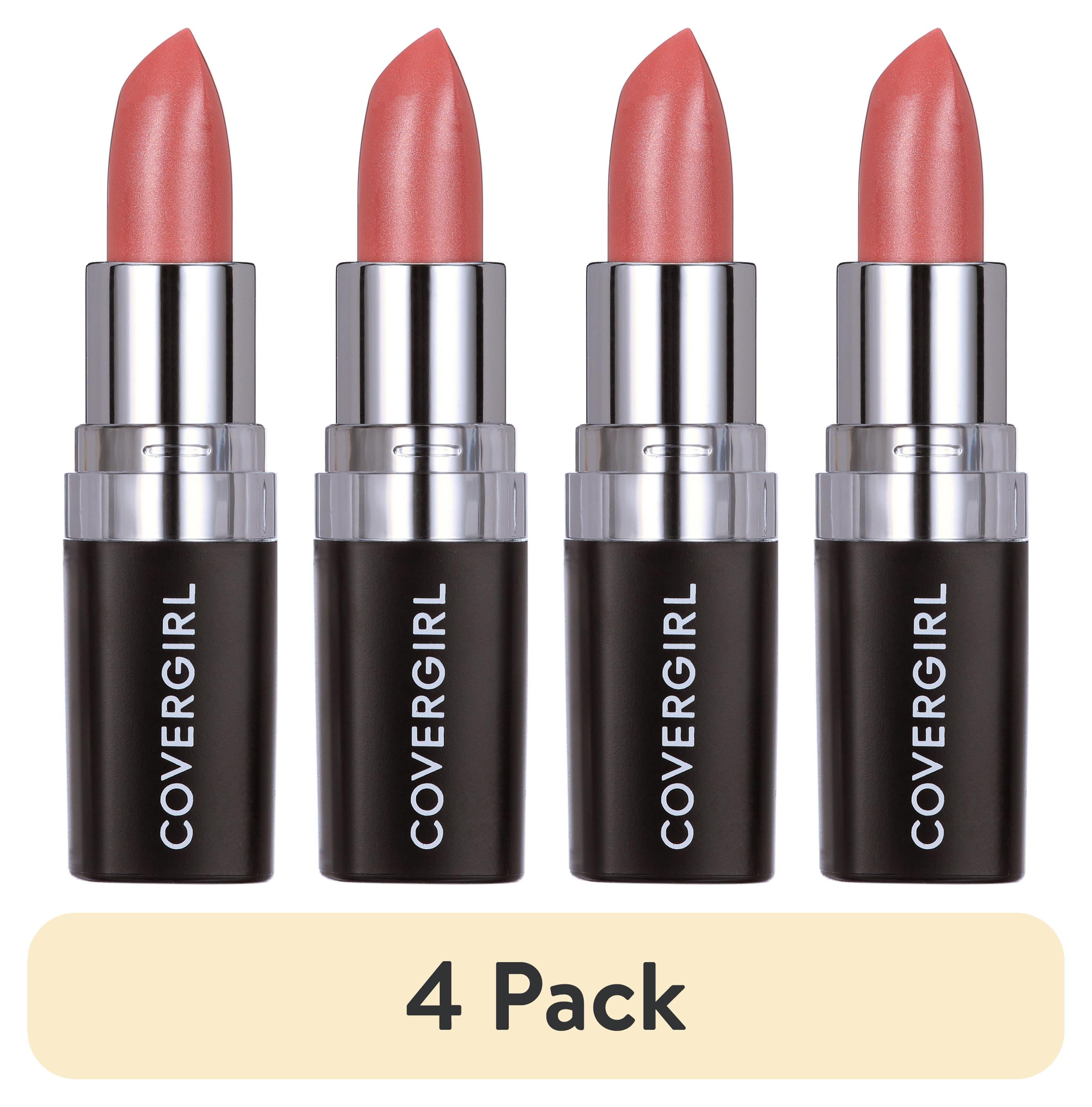 (4 pack) COVERGIRL Continuous Color Lipstick, 15 Bronzed Peach, 0.13 oz