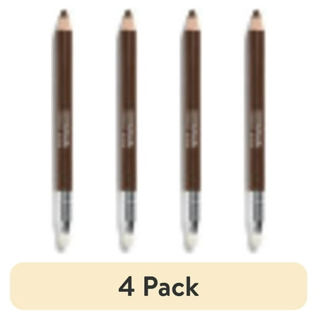 (4 pack) COVERGIRL Perfect Blend Eyeliner Pencil, 110 Black Brown, 0.03 oz