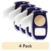 4 pack COVERGIRL Smoothers AquaSmooth Compact Foundation with SPF 20, Buff Beige 725, 0.4 oz