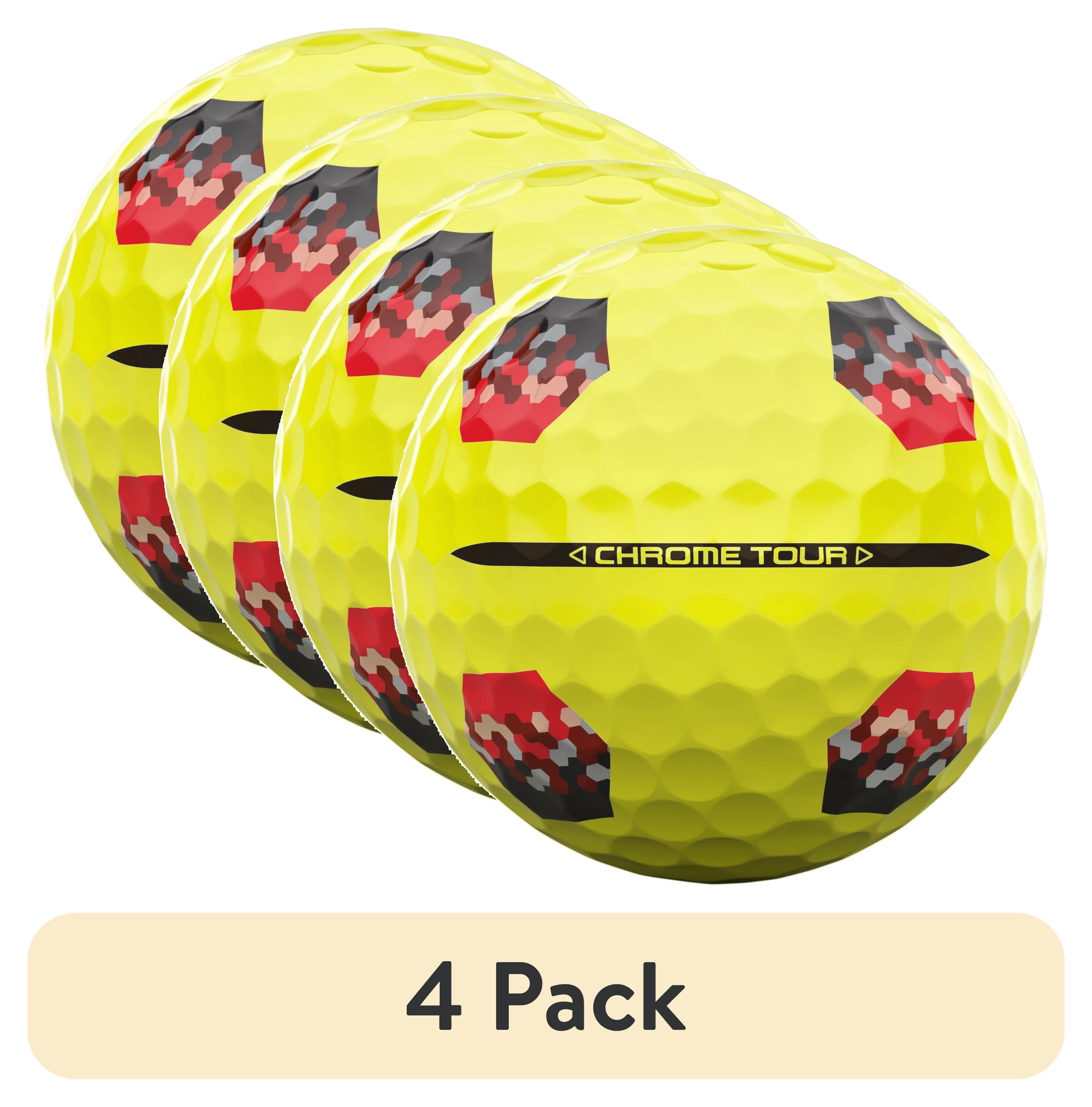 (4 pack) Callaway Chrome Tour TruTrack 2024 Golf Balls, 12pk