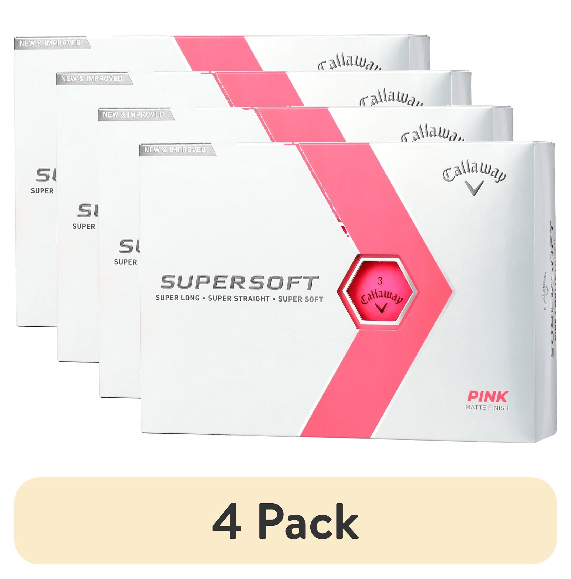 Callaway Supersoft Golf Balls Yellow 12pk (3 Pack) Long Distance
