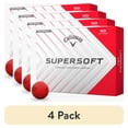 thumbnail image 1 of (4 pack) Callaway Golf 2025 Supersoft Golf Balls 1-Dozen [Red], 1 of 3