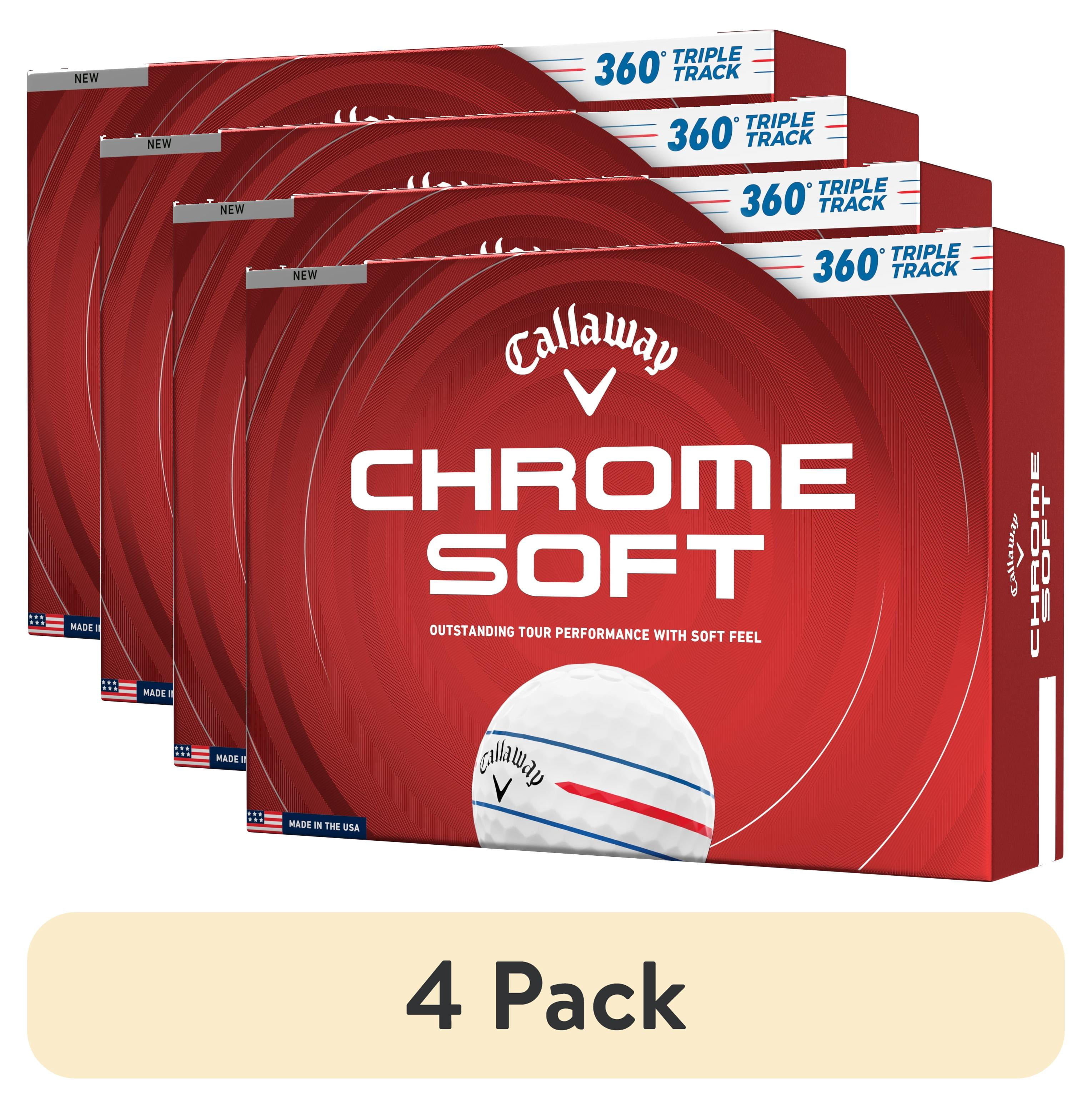 (4 pack) Callaway Golf Chrome Soft 26 360 - Triple Track 12pk