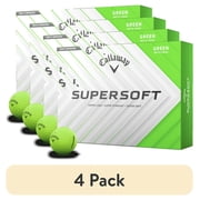 4 pack Callaway Supersoft 2025 Golf Balls 12-Pack Matte Green