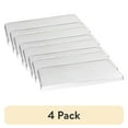 thumbnail image 1 of (4 pack) Calypso Basics, Tin Rectangular Burner Cover Set of 2, White, 1 of 5