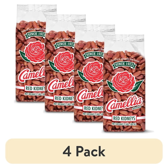 (4 pack) Camellia Brand Red Kidney Beans 2 lb