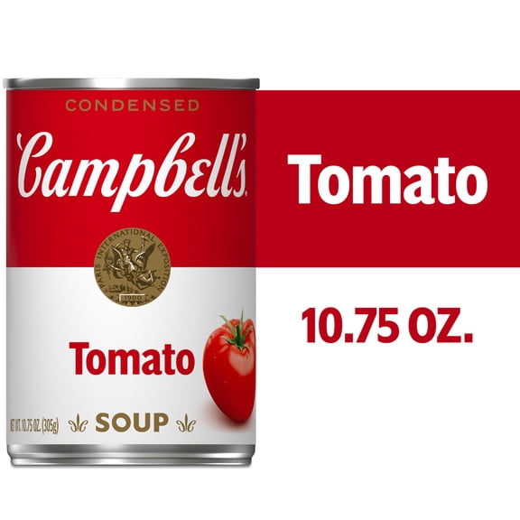 (4 pack) Campbell's Condensed Tomato Soup, 10.75 oz Can