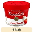 thumbnail image 1 of (4 pack) Campbell's Creamy Tomato Soup, 15.4 oz Microwavable Bowl, 1 of 13