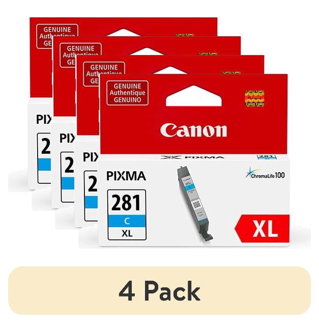 (4 pack) Canon CLI-281 XL C Cyan Ink Cartridge