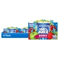 thumbnail image 1 of (4 pack) Capri Sun 100% Juice Berry Juice Box Pouches, 10 Ct Box, 6 fl oz Pouches, Liquids, 1 of 17