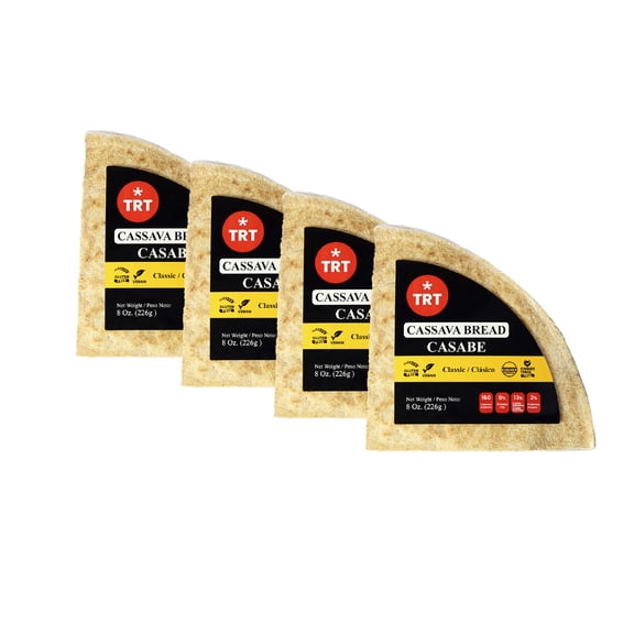 (4 pack) Casabe TRT Traditional Cassava Bread, 220g