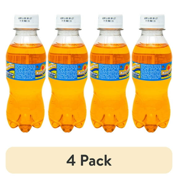 (4 pack) Cascada Mini Kola Can Beverage, 7.5 oz, Pack of 6
