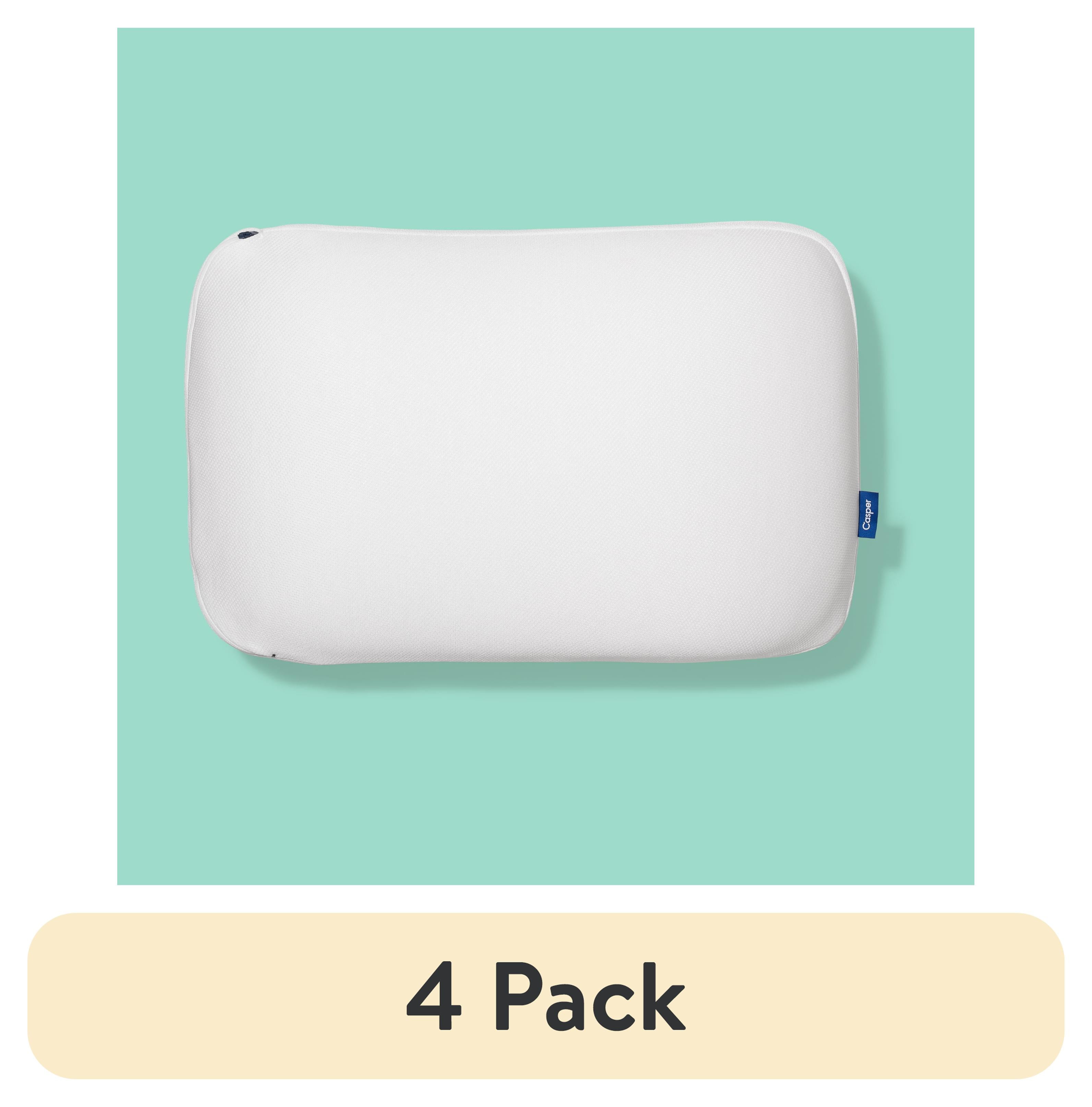 (4 pack) Casper Essential Cooling Hybrid Pillow, Standard